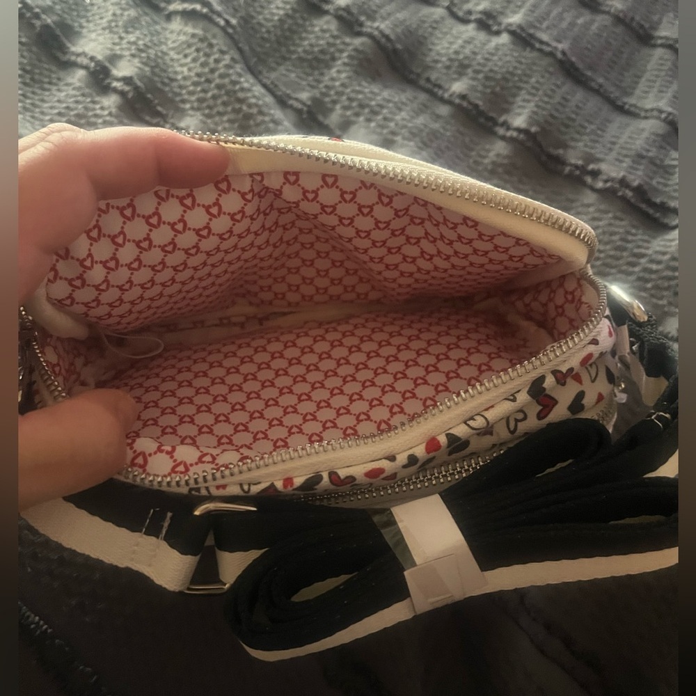 Brighton Love Print White and Red Women's Bag - Picture 3 of 3